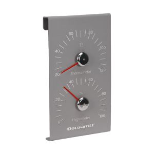 Termohigrometar Emaux aluminijum DOTH25001